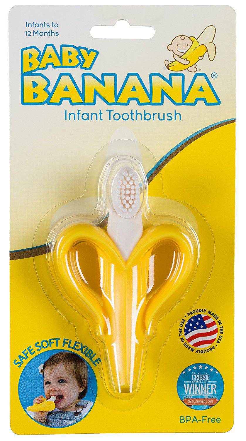 Baby Banana Infant Toothbrush Teether - Zecoya