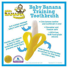 Baby Banana Infant Toothbrush Teether - Zecoya