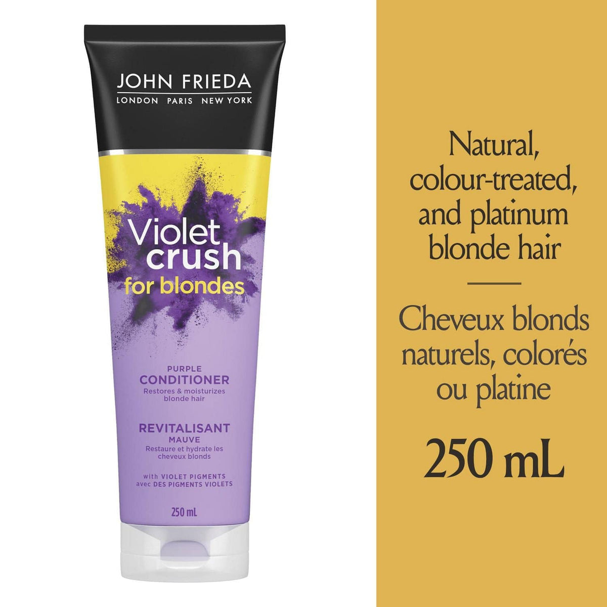 John Frieda Violet Crush Purple Conditioner for Blondes - Zecoya