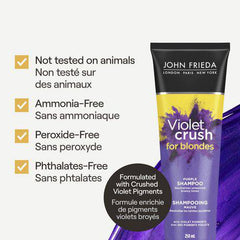 John Frieda Violet Crush Purple Shampoo for Blondes - Zecoya