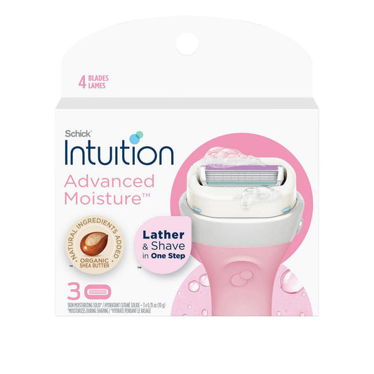 Schick Intuition Advanced Moisture Women’s Razor Refills with Shea Butter - Zecoya