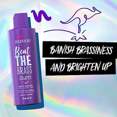 Aussie Purple Shampoo for Colour-Treated Hair, Paraben-Free, Beat the Brass, 236 mL