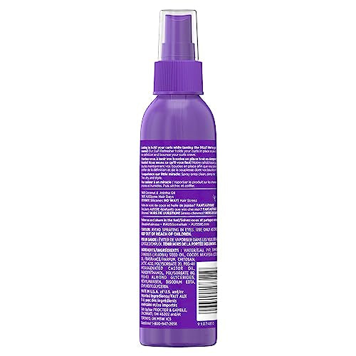 Aussie Miracle Curls Refresher Spray Gel With Coconut & Jojoba Oil for Frizzy and Curly Hair, 170 mL