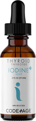 Iodine Drops – 650 Mcg - 1 Year Supply - Liquid Iodine Supplement – Iodine Drops Solution - Pure, Clear Iodine - Vegan Iodine Liquid Drop - 2oz