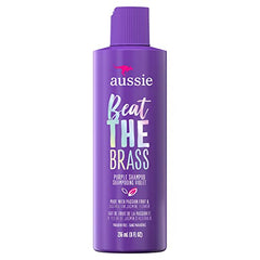 Aussie Purple Shampoo for Colour-Treated Hair, Paraben-Free, Beat the Brass, 236 mL