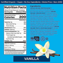 Orgain Nutrition Organic Sport Protein Powder - Vanilla 2.01 LB