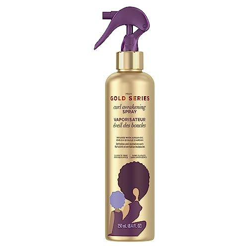 Pantene Gold Series Awakening Spray With Argan Oil for Curly, Coily Hair, 250 Ml