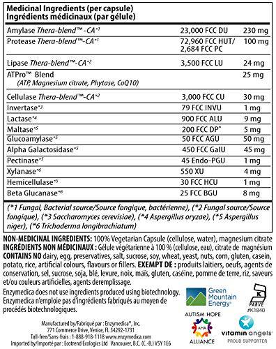 Enzymedica Digest Gold with ATPro - High Potency Enzymes for Optimal Digestive Support (21 Capsules)