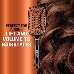 Conair Quick Blow-Dry Copper Collection, Flexi-Head Vent Brush, Hair Brush, 1 count