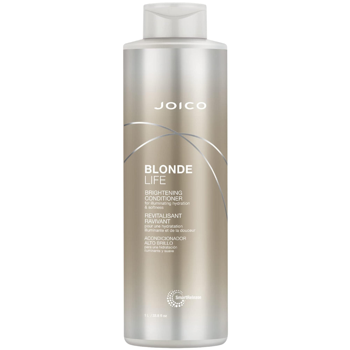 Joico Blonde Life Brightening Blonde Conditioner, Neutralizes Brassy Tones, Protect and Strengthen Bleached Hair, Anti Frizz with Coconut Oil, Sulfate Free