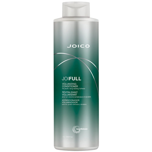 Joico JoiFULL Volumizing Conditioner, Hair Thickening, Builds Volume, Anti Frizz, Cleansing and Detangles for Fine to Medium Hair