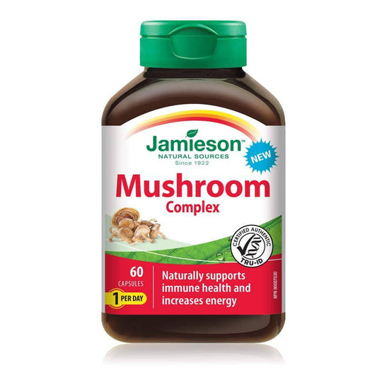 Mushroom Complex - Non-GMO, Gluten-Free, 60 Count (Pack of 1)