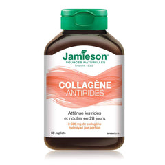 Jamieson Collagen Anti-Wrinkle - 2,500 mg Hydrolyzed Collagen, 60 Count (Pack of 1)