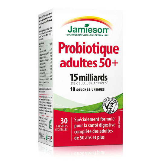 Jamieson Adult 50+ Probiotic Complex, 30 Count