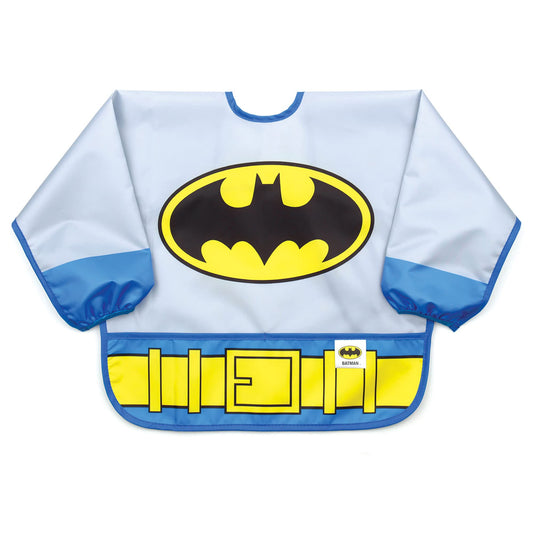 Bumkins DC Comics Costume Sleeved Bib, Batman