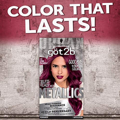 Schwarzkopf Got2b Metallics Permanent Hair Color, M85 Urban Fuchsia, 1 Count