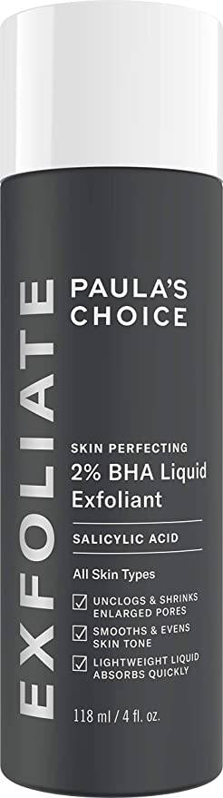 Paulas Choice--SKIN PERFECTING 2% BHA Liquid Salicylic Acid Exfoliant--Facial Exfoliant for Blackheads, Enlarged Pores, Wrinkles & Fine Lines - Zecoya