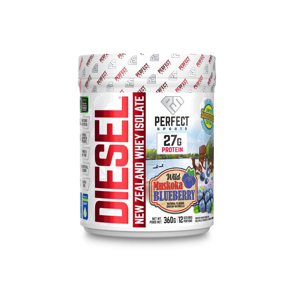 PERFECT Sports - DIESEL New Zealand Whey Isolate (Wild Muskoka Blueberry, 360g)