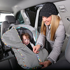 Britax B-Warm Insulated Infant Car Seat Cover, Arctic Splash