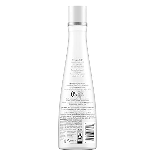 Nexxus Clean & Pure Shampoo for all hair types Moisture 0% silicone, parabens, dyes 400 ml