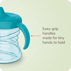 First Essentials By NUK Fun Grips 2-Handle Trainer Soft Spout Sippy Cup, 7 oz