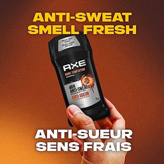 AXE Dark Temptation Antiperspirant Stick for Long Lasting Sweat Protection 48H Anti-Sweat 76 g