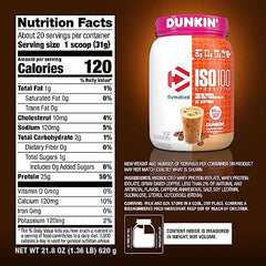 Dymatize ISO100 - Dunkin' Cappuccino 20 srv