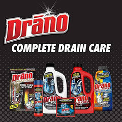 Drano Max Gel Drain Clog Remover and Cleaner, Unclogs and Removes Blockages from Showers and Sinks, 2.3L - Zecoya