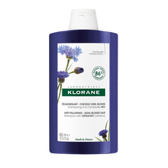 Klorane - Anti-yellowing Shampoo With Organic Centaury - Plant-based Purple Shampoo, Brightens Blonde, Platinum, Silver, Grey Or White Hair, Neutralizes Yellow And Copper Tones - 400ml