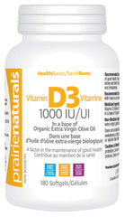 Prairie Naturals Vitamin d3 cholecalciferol 1,000iu softgel, 180 Count