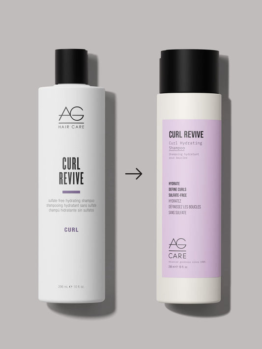 AG Care Curl Revive Protein Shampoo with Keratin Amino Acids - Ultra-Hydrating Thickening Shampoo for Defined, Healthy Curls, 10 Fl Oz