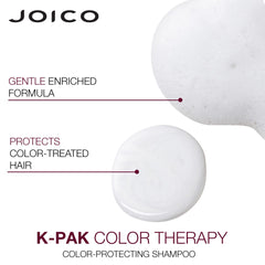 Joico K-Pak Color Therapy Color Protecting Shampoo, for Damaged, Colour Intensity, Heat Protectant with Argan and Keratin, Sulfate Free