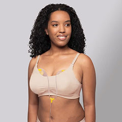 Medela 3 in 1 Nursing and Pumping Bra | Breathable, Lightweight for Ultimate Comfort When Feeding, Electric Pumping or in-Bra Pumping, Chai, Medium