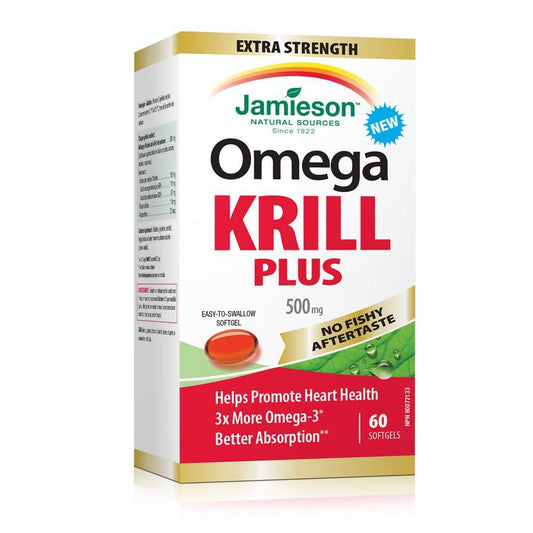 Jamieson Omega Krill Plus 60 Softgels