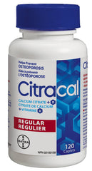 Citracal Calcium Citrate Vitamin D Caplet , 120 Count (Pack of 1)