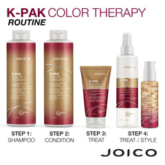 Joico K-Pak Color Therapy Color Protecting Conditioner, for Damaged, Conditioning, Heat Protectant with Argan and Keratin, Sulfate Free