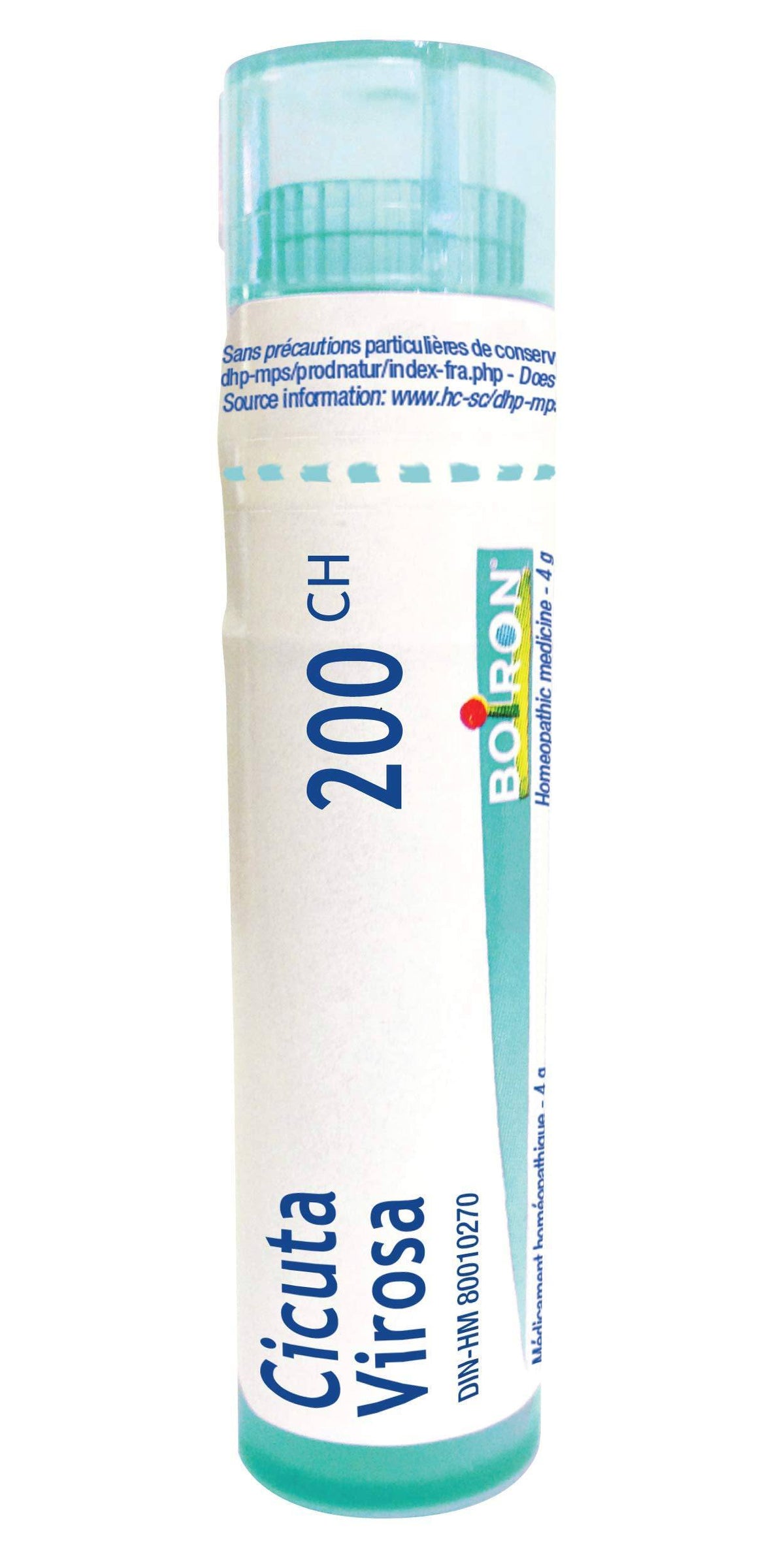 Boiron Cicuta Virosa 200CH, 80 Pellets, homeopathic medicine 80 count