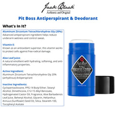 Jack Black - Pit Boss Antiperspirant and Deodorant, 2.75 oz