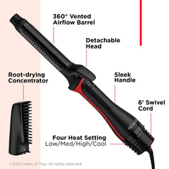 Revlon One-Step Blowout Curls | Curls Hair as it Dries, Black