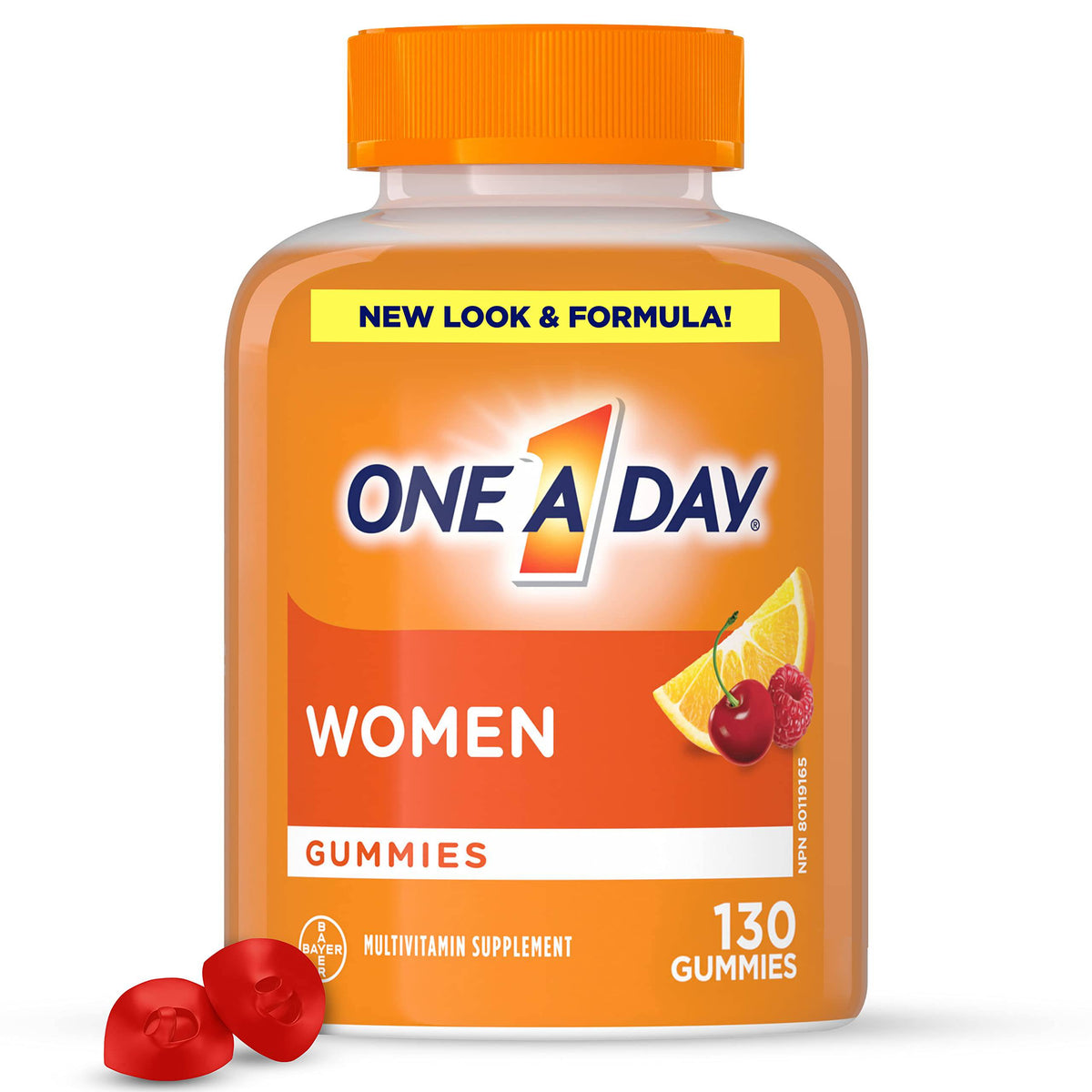 One A Day Women's Multivitamin Gummies - Daily Gummy Vitamins For Women With Vitamins A, C, D And Zinc To Support Immune Function, Biotin For Healthy Hair, Skin And Nails, And More, 130 Gummies