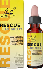 Rescue Remedy Bach RESCUE REMEDY Dropper 10mL, Natural Flower Essence, Vegan, Gluten and Sugar-Free (Pack of 1) 10 ml (Pack of 1)