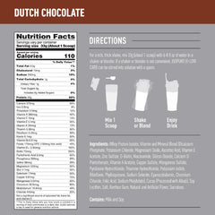 Isopure Low Carb Protein Powder, 100% Whey Protein Isolate, Flavor: Dutch Chocolate, 1.36 kg (Packaging May Vary)