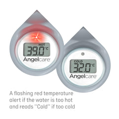 Angelcare Bath and Room Thermometer - Happy Seal, Grey, One Size