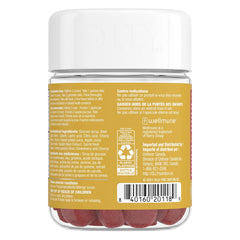 OLLY Kids Immunity Gummy Supplement with Wellmune, Aceorola Cherry, Vitamin C and Zinc Cherry Berry Flavour to boost immunity 25 day supply 50 gummies