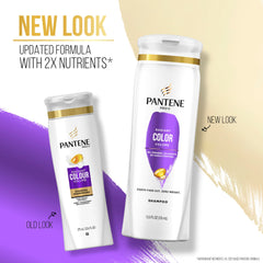 Pantene Shampoo, Cleanse and Nourish Colour Treated Hair, Radiant Colour Volume, No Stripping, Safe for Colour Treated Hair, Paraben Free, for Women, 355 mL