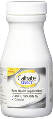 Caltrate Select (50 Count) Bone Health Supplement, 600 mg Calcium, Vitamin D3