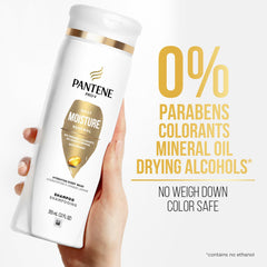 Pantene Shampoo for Dry Hair, Daily Moisture Renewal, Safe for Color-Treated Hair, 355 mL