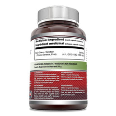 amazing nutrition Tart Cherry 200mg 4: 1 Qce 1000mg, 120 Count