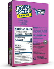 Jolly Rancher Singles-To-Go Sugar Free Green Apple Drink Mix, 6-ct (Pack of 6)