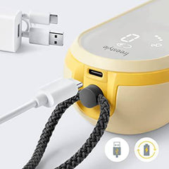 Medela Freestyle Flex Breast Pump, Closed System Quiet Handheld Portable Double Electric Breastpump, Mobile Connected Smart Pump with Touch Screen LED Display and USB Rechargeable Battery